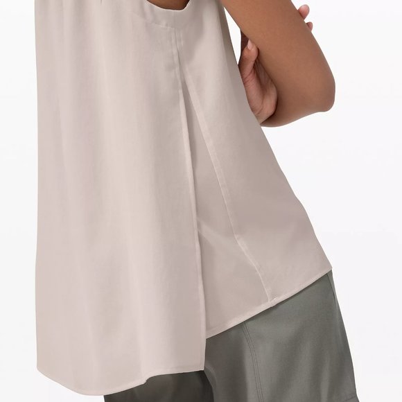 Lululemon Pale Pink/ Purple Tank Top Like New Sz 6 - Picture 3 of 10